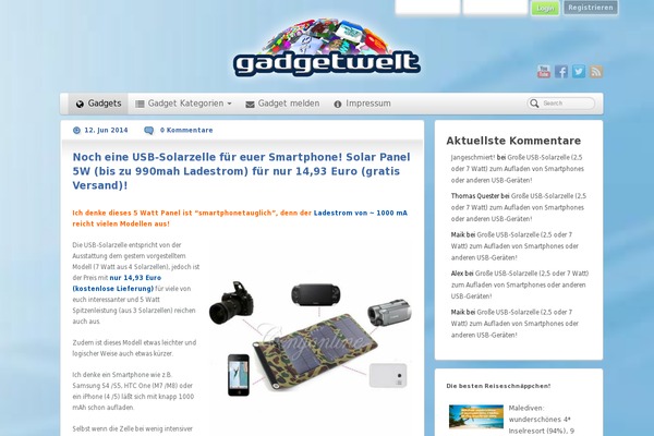 gadgetwelt.de site used Gadgetwelt2019