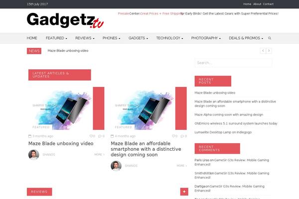 gadgetz.tv site used Ht-umag