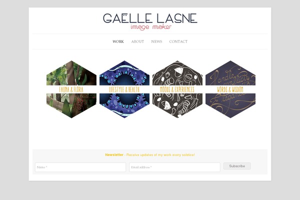 gaelle-lasne.com site used Headway