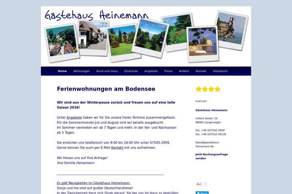 Twenty Eleven theme site design template sample