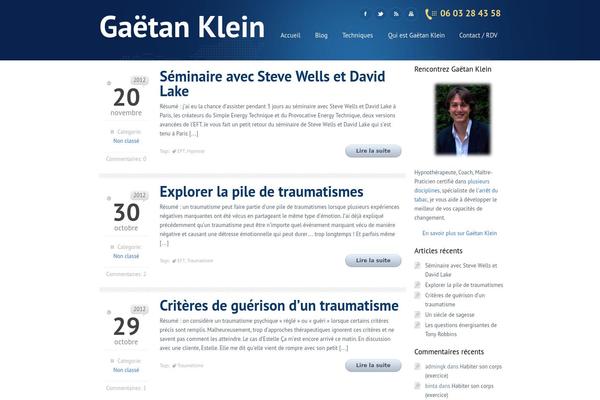 gaetanklein.com site used Doover-premium-wordpress-theme