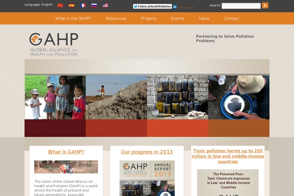 WordPress website example screenshot