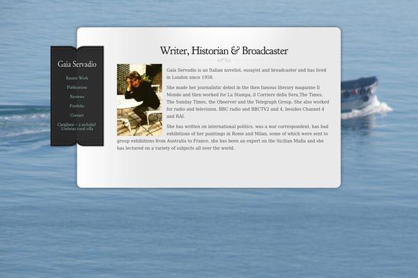 Memoir theme site design template sample