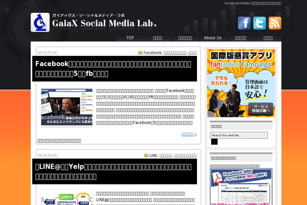 gaiax-socialmedialab.jp site used Genilab