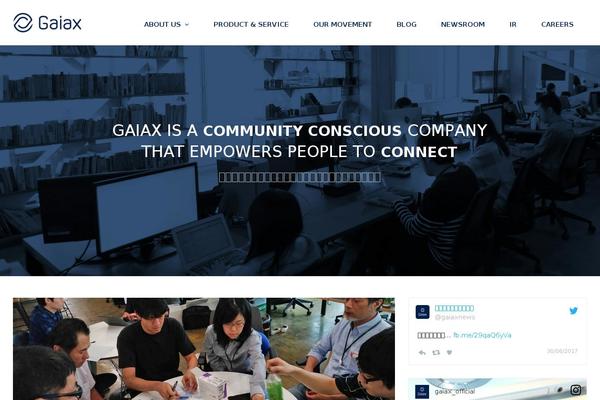 gaiax.co.jp site used Gaiax
