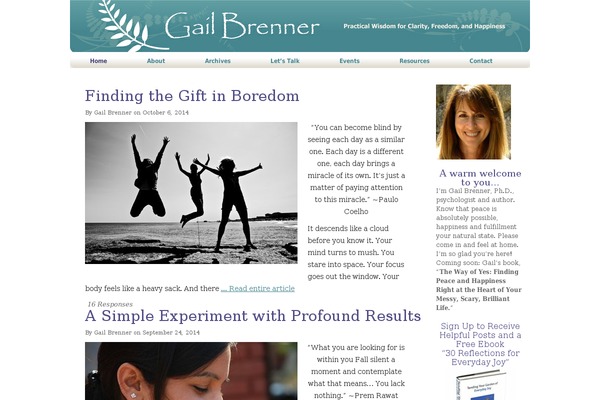 WordPress website example screenshot