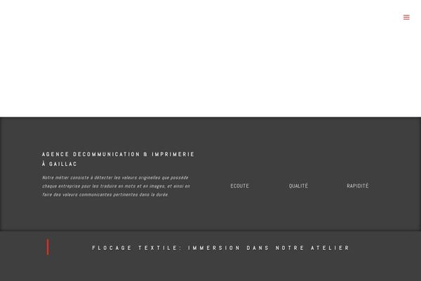 WordPress website example screenshot