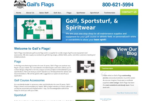 Bluegreen theme site design template sample