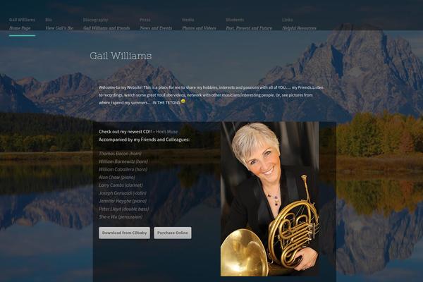 gailwilliamshorn.com site used Parallel