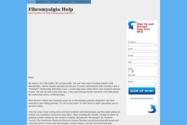 gainesvillefibromyalgia.com site used Thesis 1.6