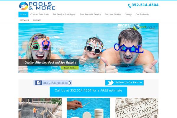 Accelerate theme site design template sample