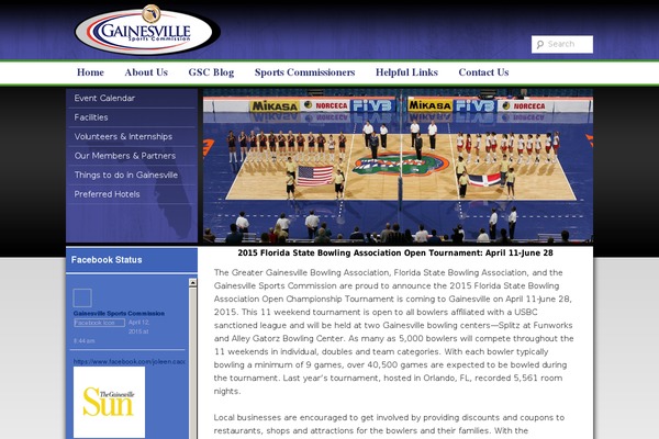 gainesvillesportscommission.com site used Sports