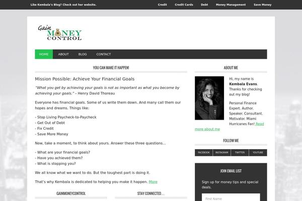 WordPress website example screenshot