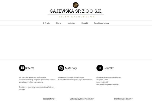 Twenty Sixteen theme site design template sample