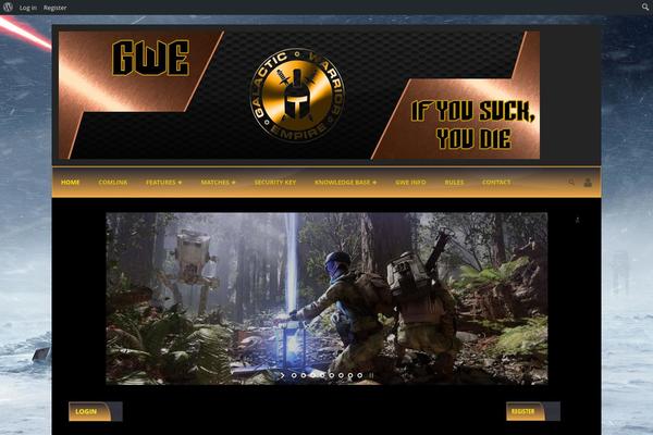 galactic-warrior-empire.com site used Game Addict