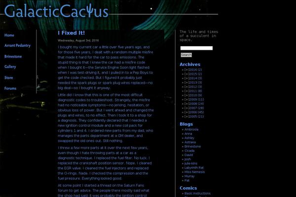 galacticcactus.com site used Galacticcactus