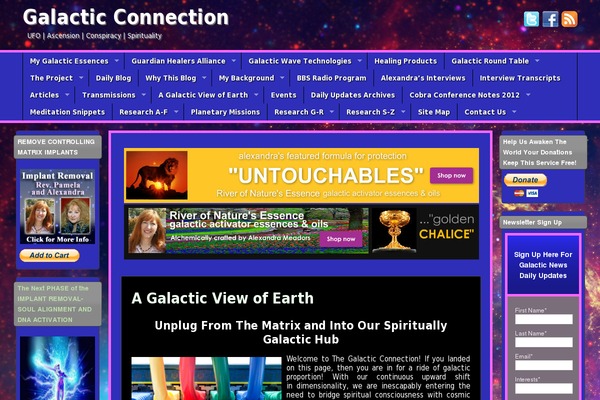 galacticconnection.com site used Galacticconnection