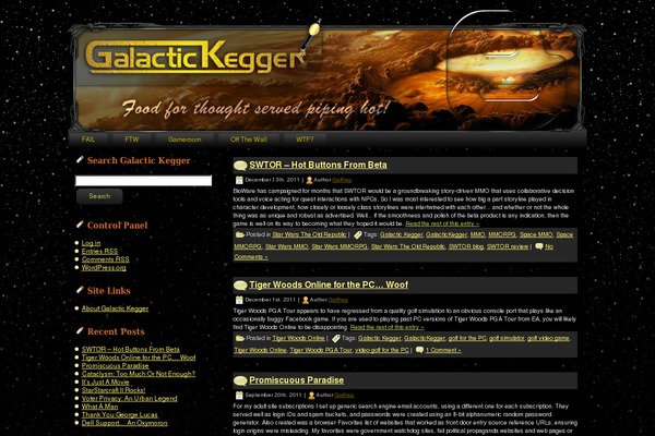 galactickegger.com site used Gc_blog_as4