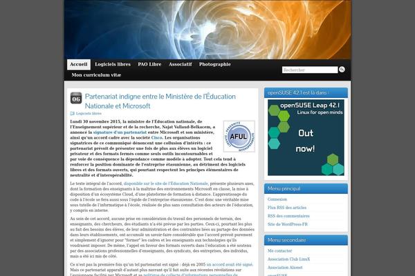 WordPress website example screenshot
