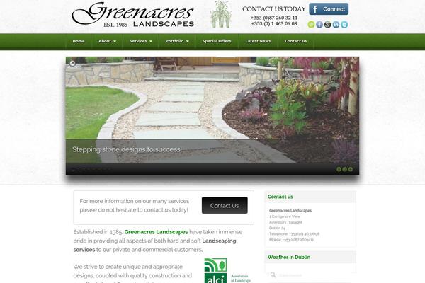 WordPress website example screenshot