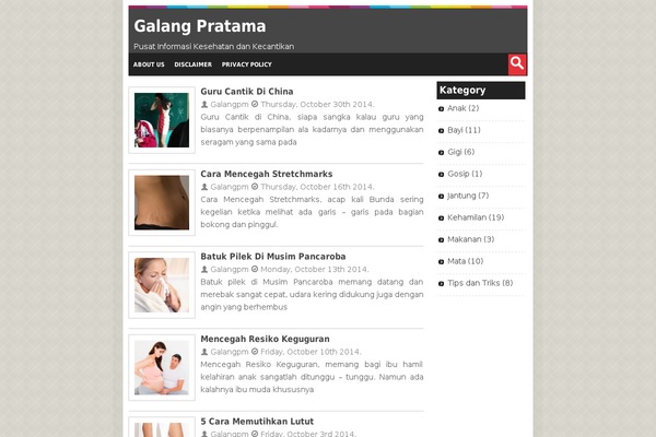 galangpratama.com site used Dosimple