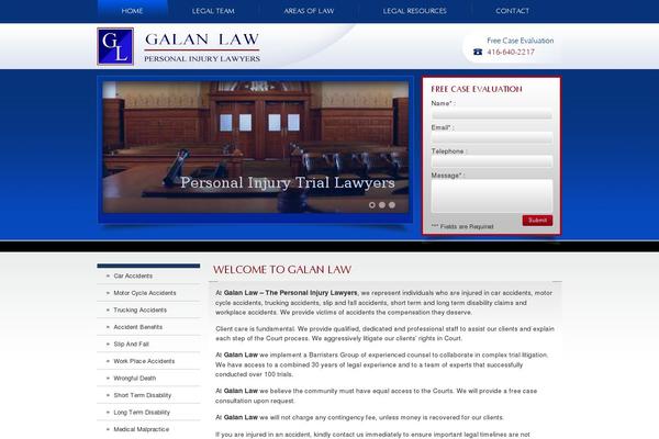 galanlawfirm.ca site used Galan-law