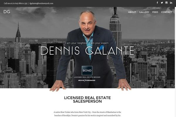 WordPress website example screenshot