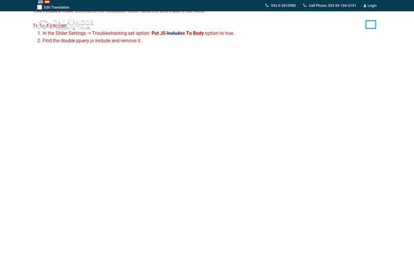 WordPress website example screenshot