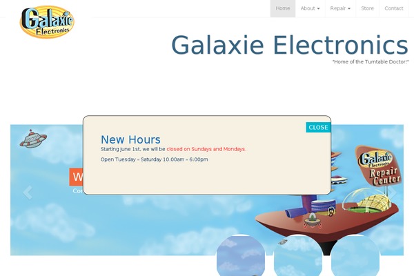 WordPress website example screenshot