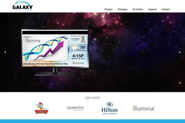 galaxydigitalsignage.com site used Gds
