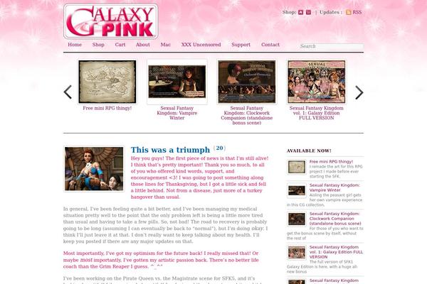 WordPress website example screenshot