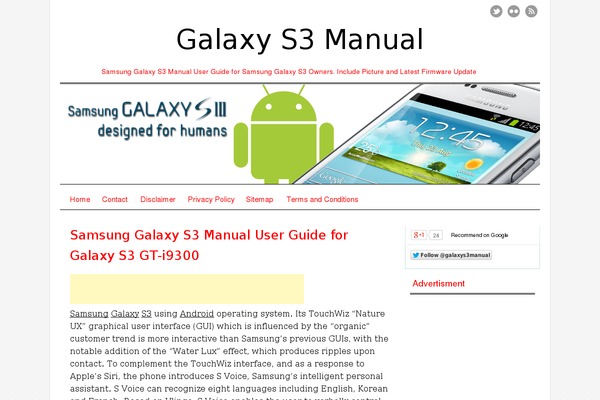 galaxys3manual.com site used Mon-cahiers3