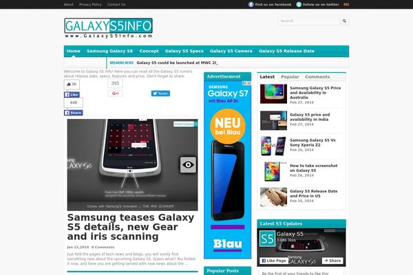 galaxys5info.com site used TechMag