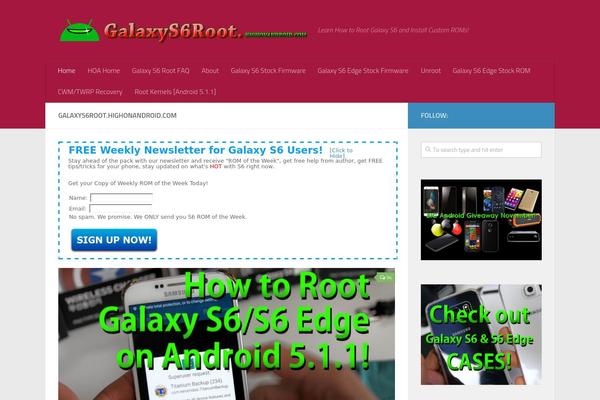 galaxys6root.com site used Highonandroid