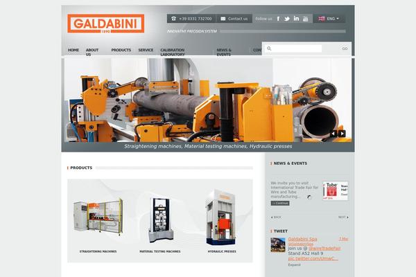 galdabini.it site used Galdabini