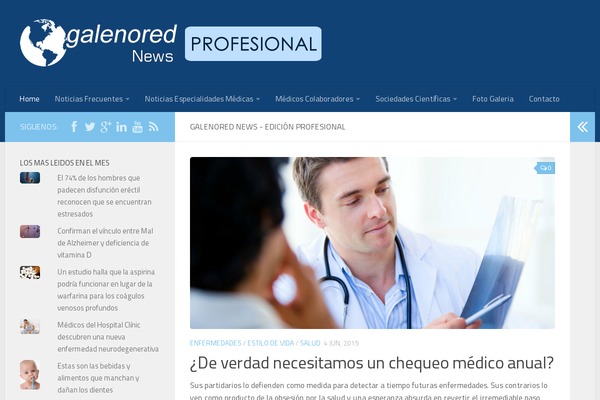Hueman theme site design template sample
