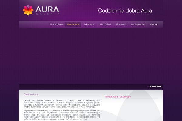 galeriaaura.pl site used Aura