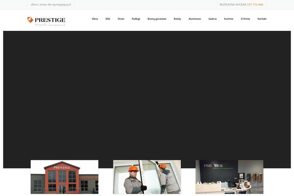 Construction theme site design template sample