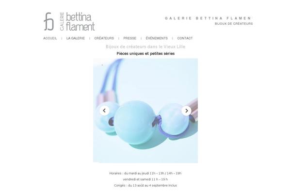 galeriebettinaflament.com site used Bettina_theme