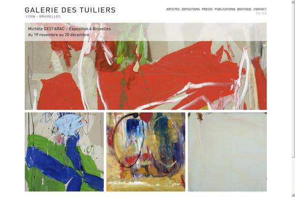 galeriedestuiliers.com site used Galerie