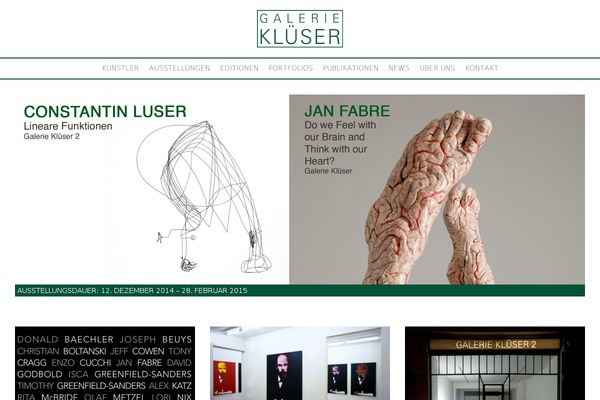 galerieklueser.com site used Klueser