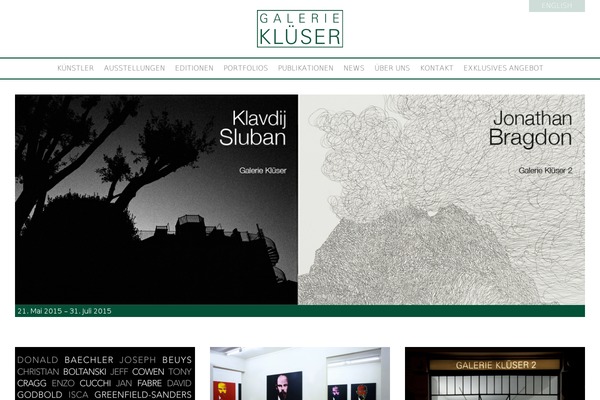 galerieklueser.de site used Klueser