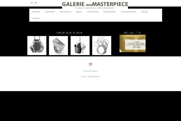 galerieminimasterpiece.com site used Minimasterpiece
