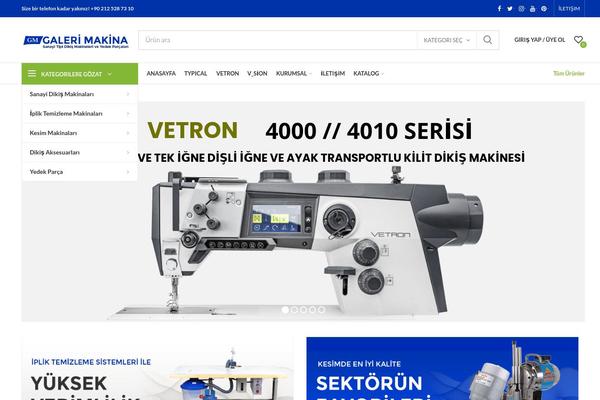 galerimakina.com site used Wp-e-ticaret