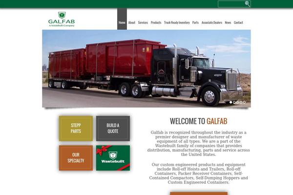 galfab.com site used Waste-built