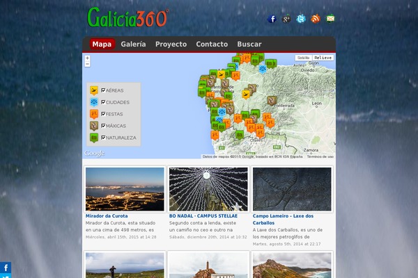 GALICIA360 WordPress theme, websites list used GALICIA360 theme GALICIA360 theme websites examples