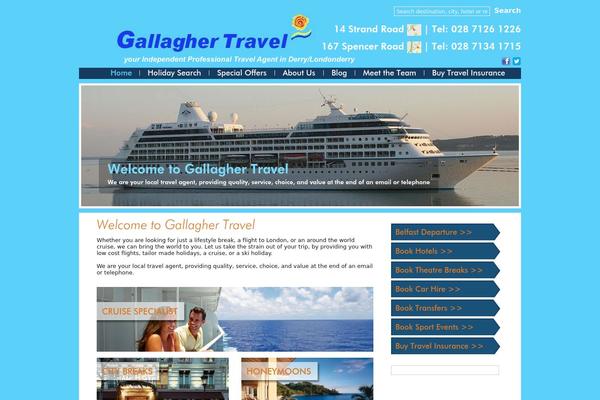 gallagher-travel.com site used Gallaghertravel