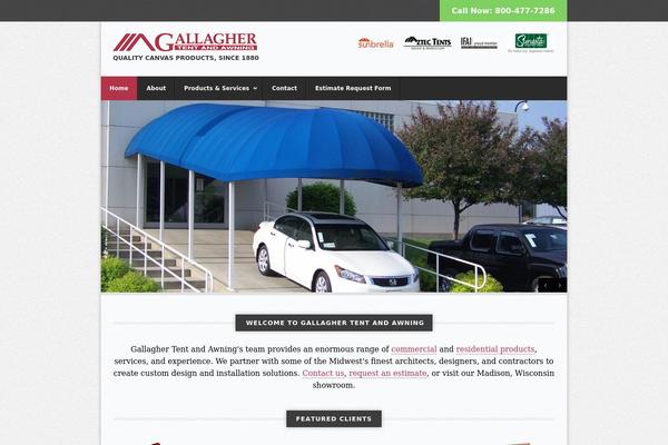 gallaghertentandawning.com site used Gallagher