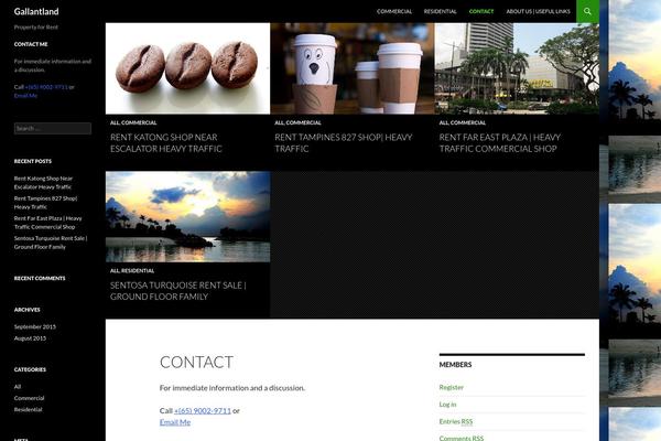 WordPress website example screenshot
