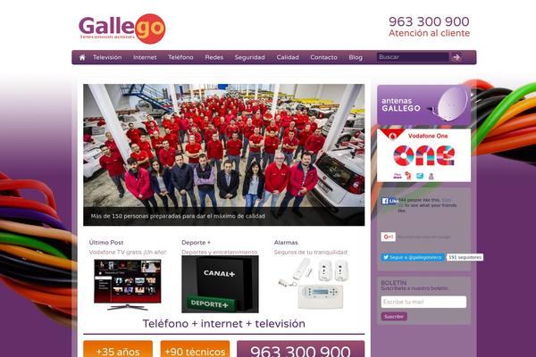 gallegotelecomunicaciones.es site used Startertheme